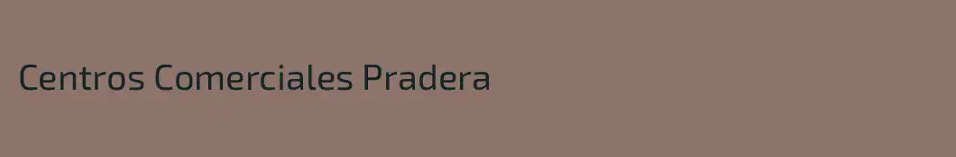 Centros Comerciales Pradera
